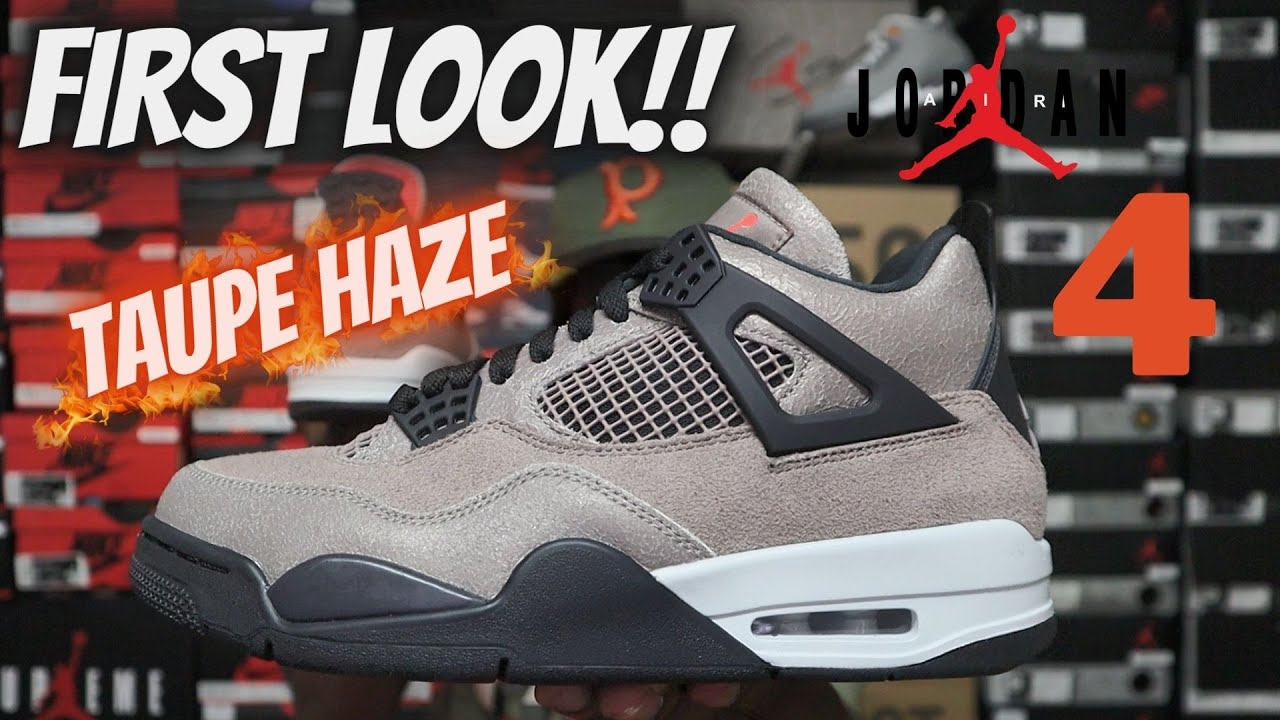 THESE ARE CLEAN BUT............. JORDAN 4 TAUPE HAZE FIRST LOOK & THOUGHTS!!