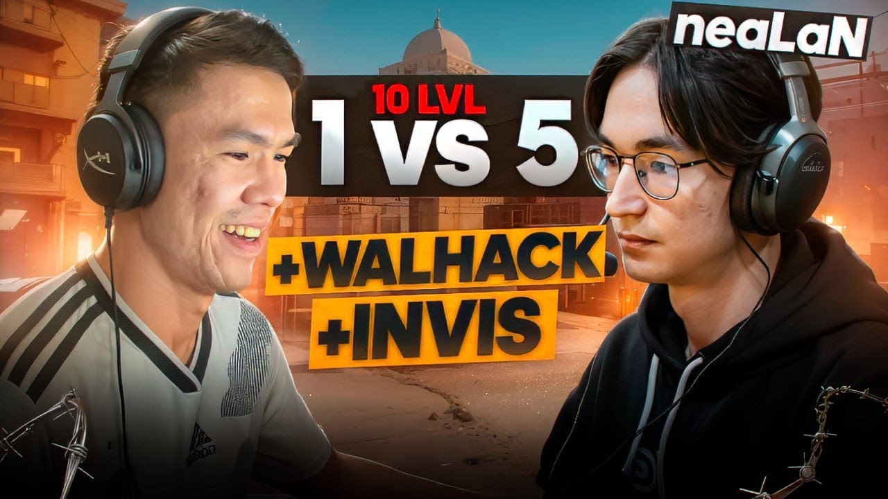 КИБЕРСПОРТСМЕН ЧИТПЕН 1vs5 СТРИМЕРЛЕРГЕ ҚАРСЫ! LEOKZ ШОУ МАТЧ