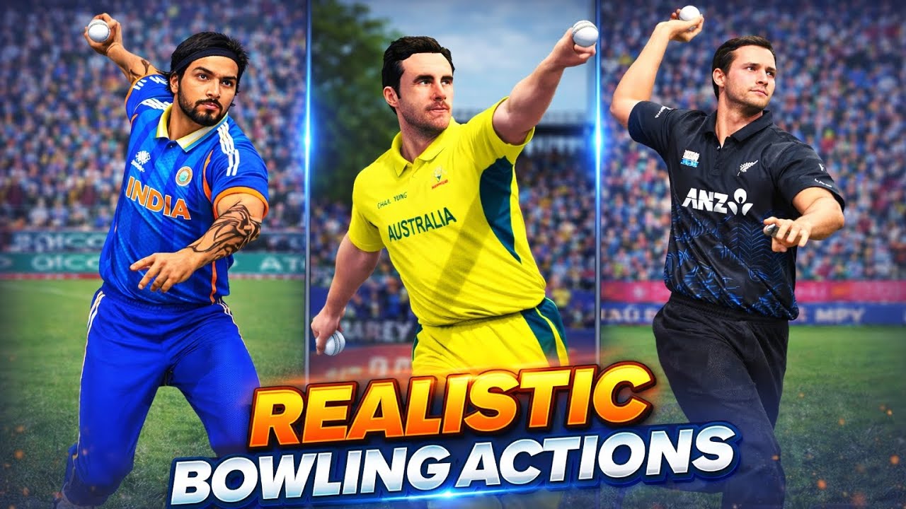 All New Realistic Bowling Actions in GAME CHANGER 5 V4.1🔥🎉 | Game Changer 5 | NB GAMING™