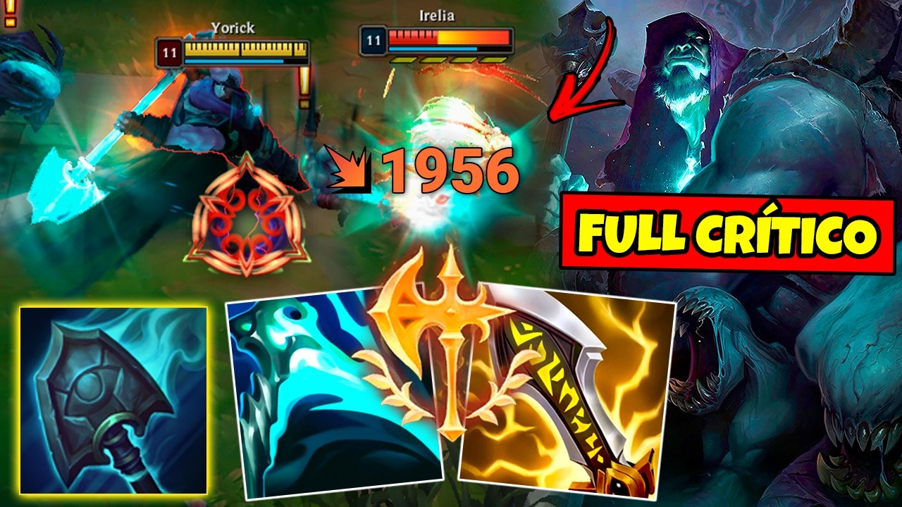 YORICK TOP COM 100% DE CRÍTICO COM MUITO DANO