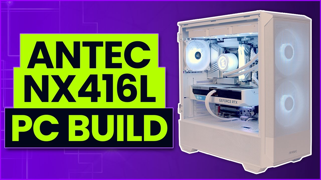 Antec NX416L Build | All White PC with Gigabyte Aorus Components