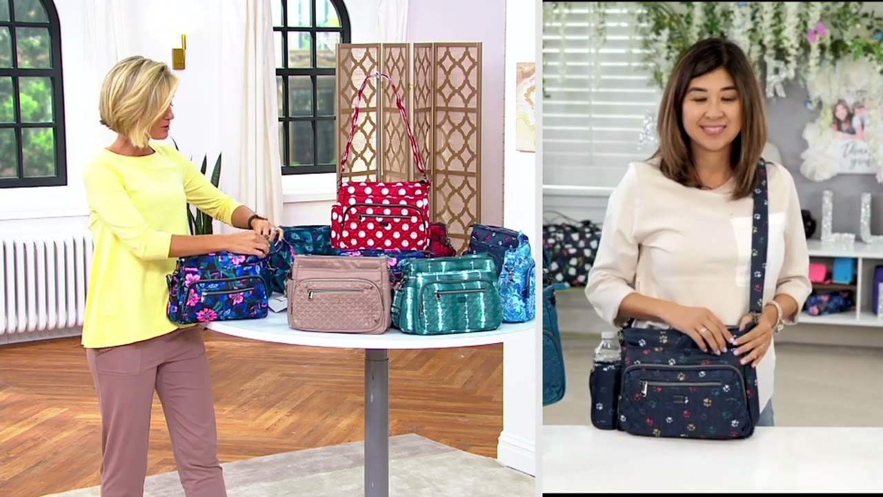 Lug Medium Crossbody with RFID - Shimmy SE on QVC