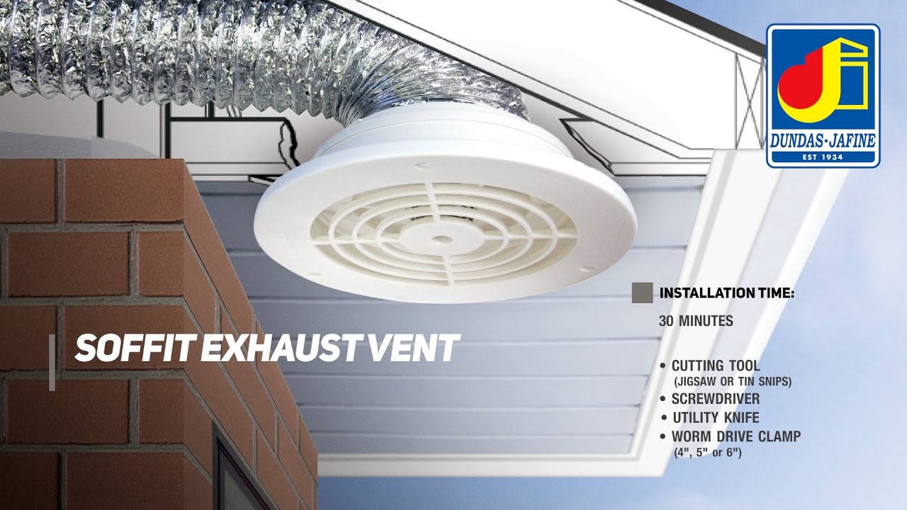 Soffit Exhaust Vent - Installation: Dundas Jafine