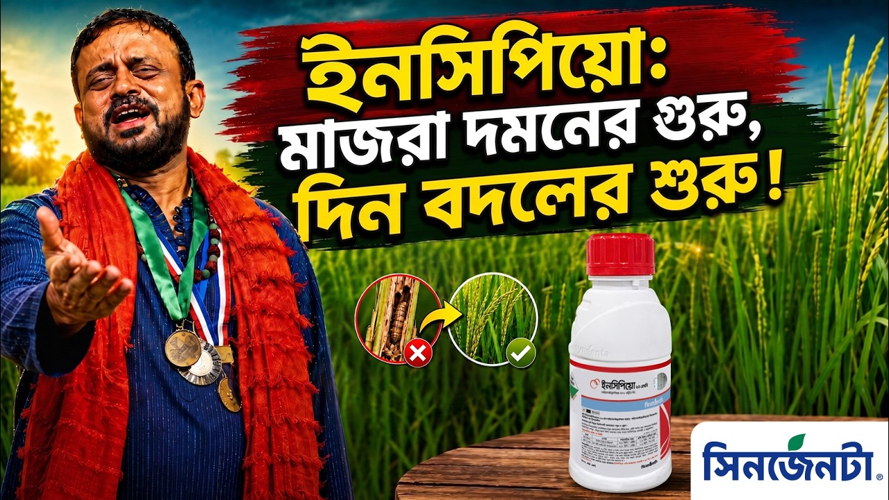 ইনসিপিয়ো: মাজরা দমনের গুরু, দিন বদলের শুরু! #সিনজেনটা #Incipio