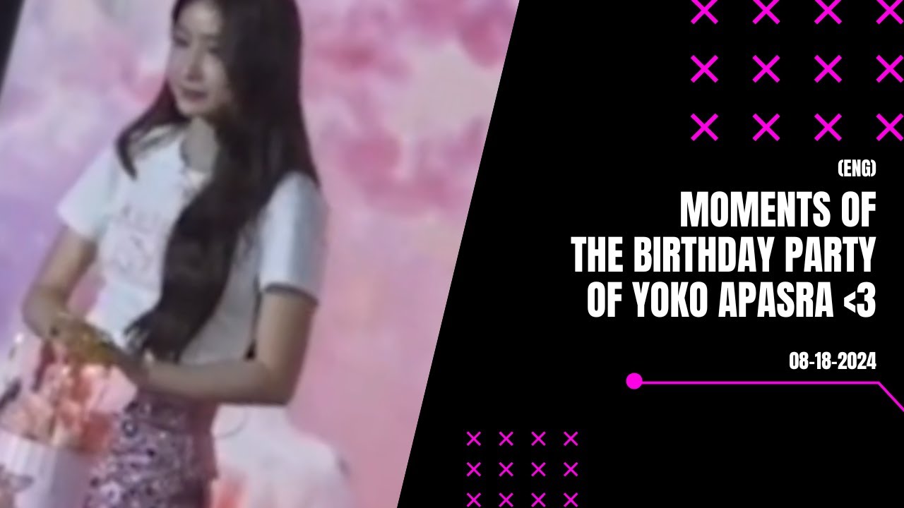 [2024-08-18] YOKO A. x She get a lovely message from Faye to her birthday party ❤️