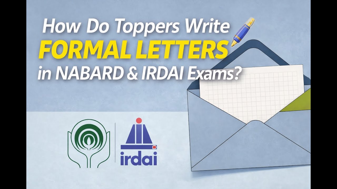 Formal Letter Writing| English Descriptive | The Top Scoring Technique | NABARD/IRDAI Exam