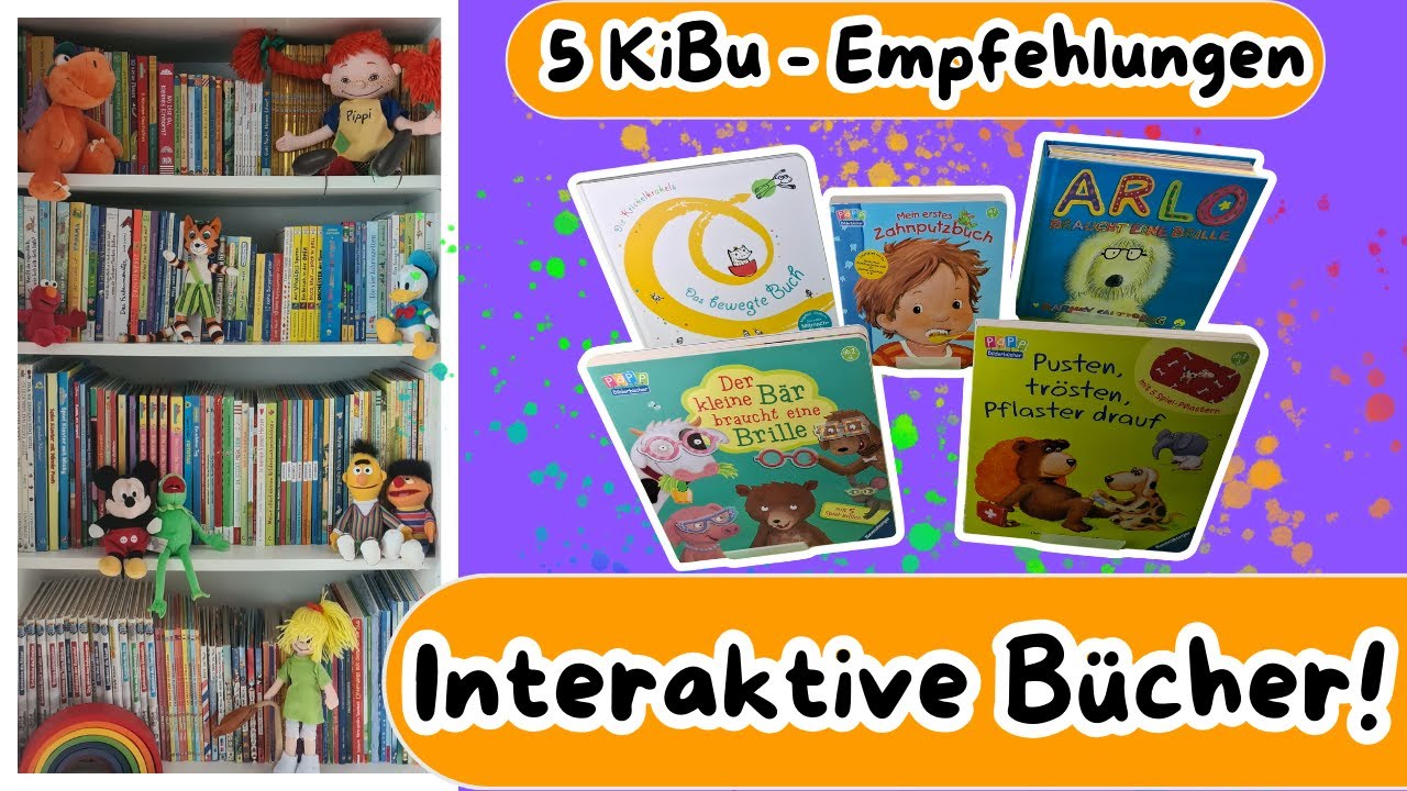 INTERAKTIVE Bücher TEIL 2 - 5 Kinderbuch Empfehlungen / Blick ins Buch / Bilderbücher / Buchtipps