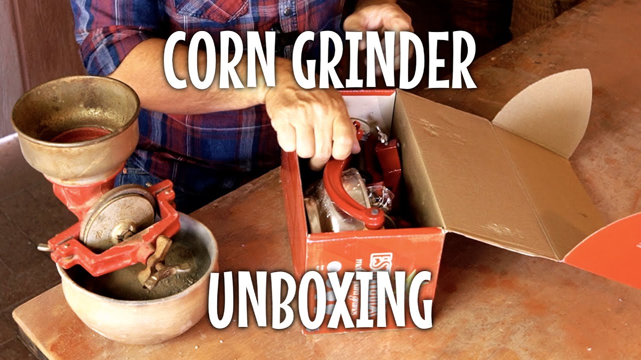 Corn Grinder Unboxing (for wild clay preparation)