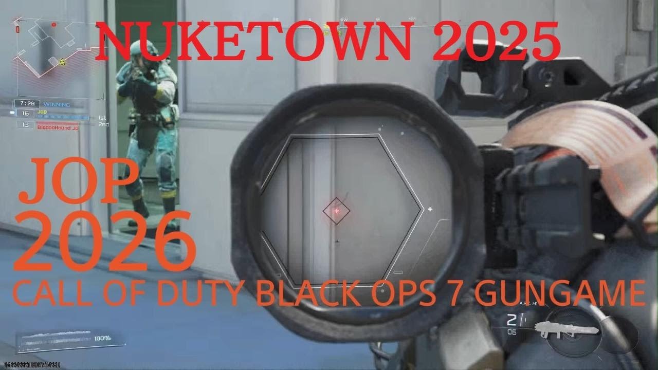 Jop Playing GunGame in Nuketown 2025 For The First Time