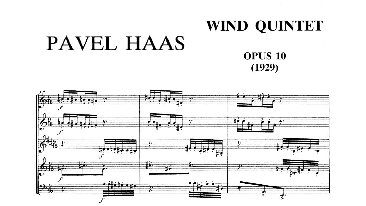 P. Haas: Wind Quintet, Op. 10 (Stuttgart Wind Quintet)