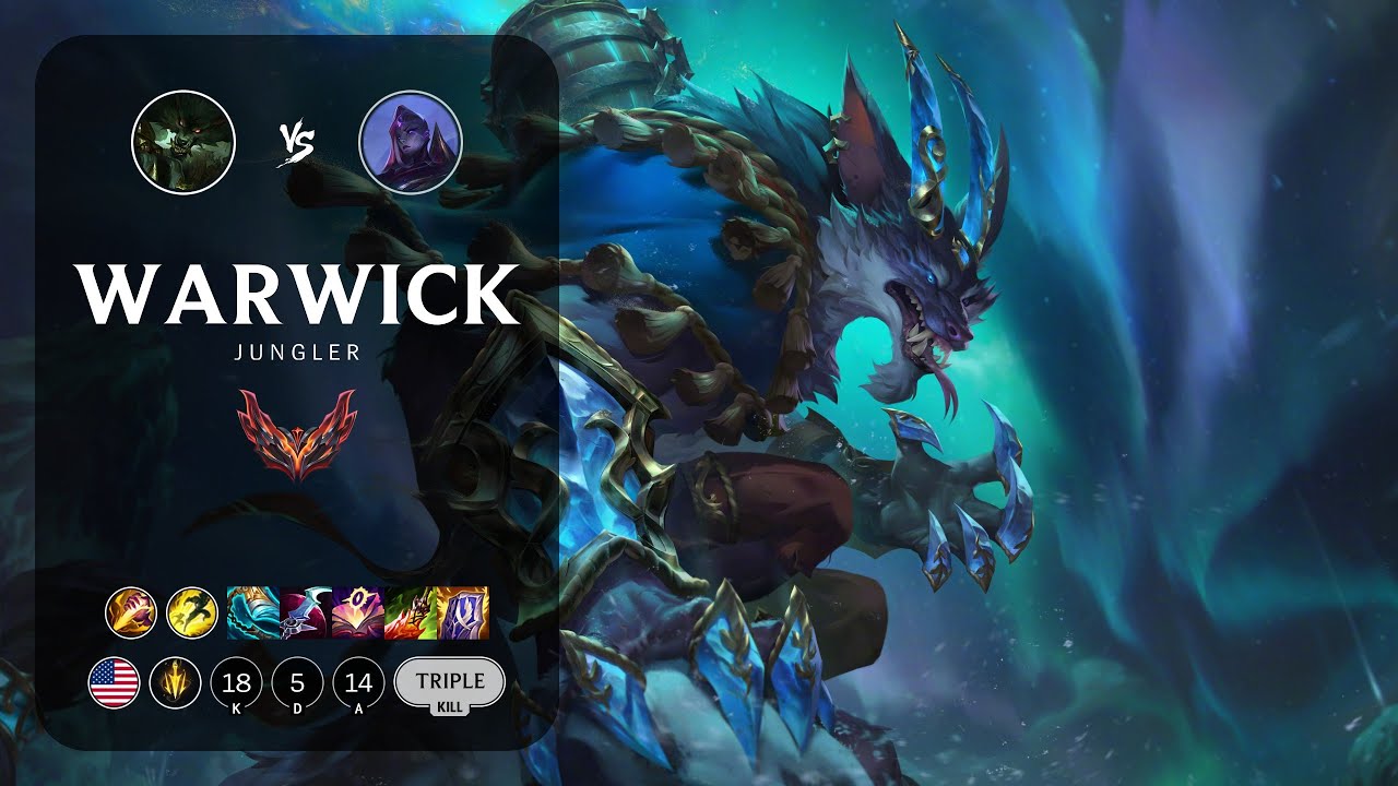 Warwick Jungle vs Bel'Veth - NA Grandmaster Patch 14.3