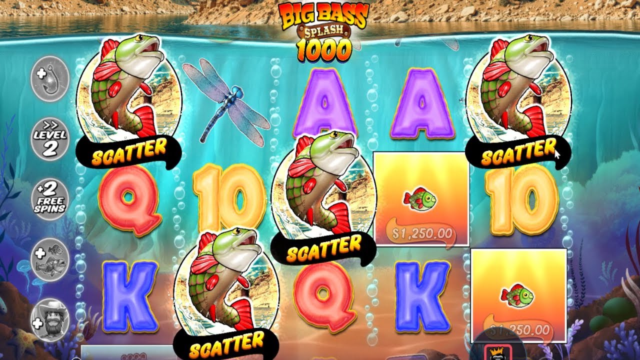 BIG BASS SPLASH EPIC GAME 4 SCATTERS BONUS BUY ONLINE CASINO 15 FREE SPINS ONLINE SLOT