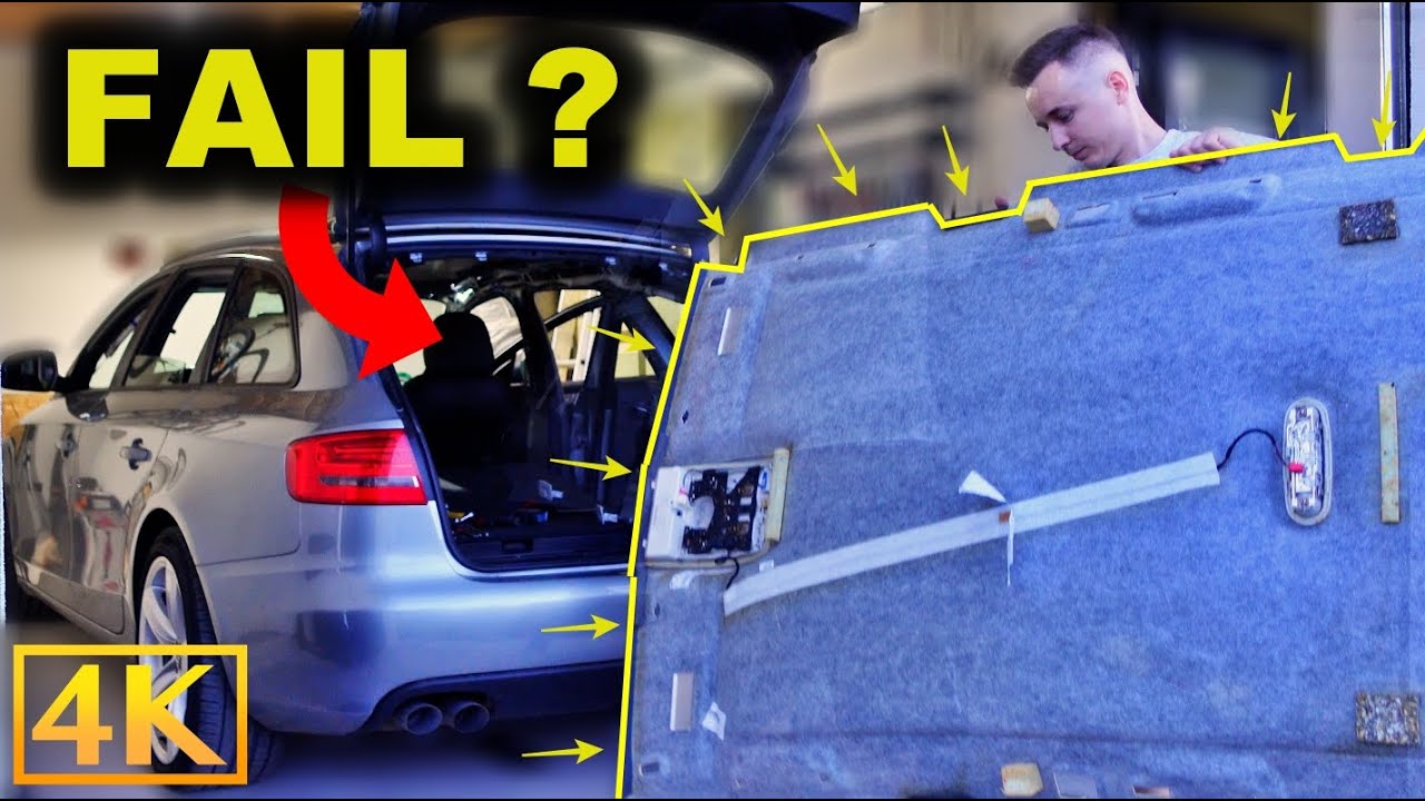 Замена потолка - Audi A4 B8