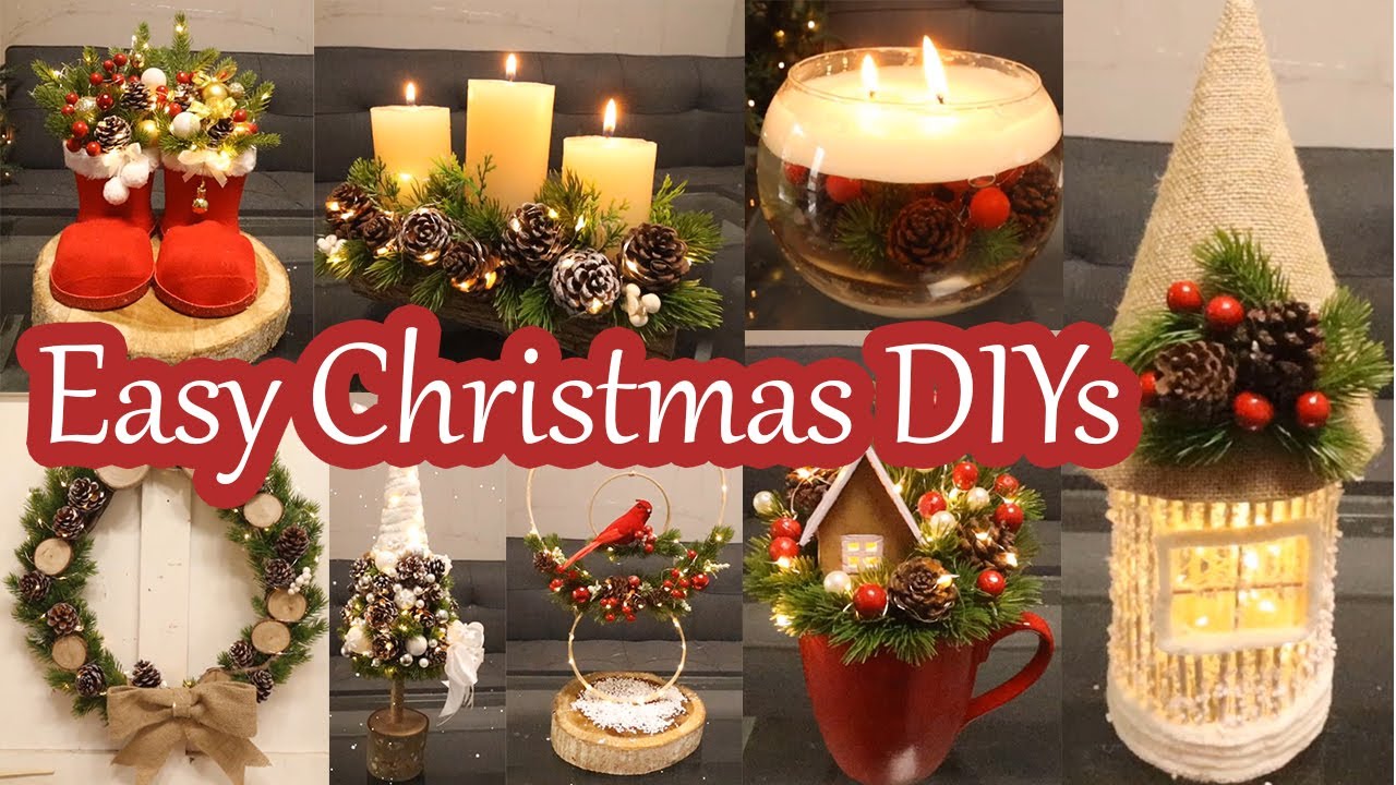 9 beautiful DIY Christmas centerpiece ideas / Christmas decorations 2025