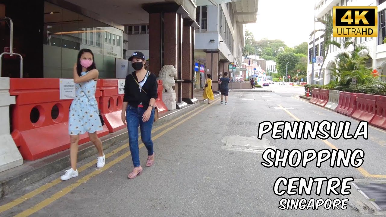 Peninsula Shopping Centre | Singapore ASMR Holiday Travel Tour | Jun 2022 [4K]