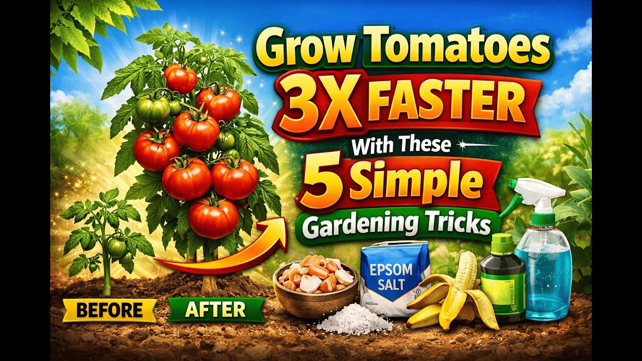 Grow Tomatoes 3X Faster With These 5 Simple Gardening Tricks