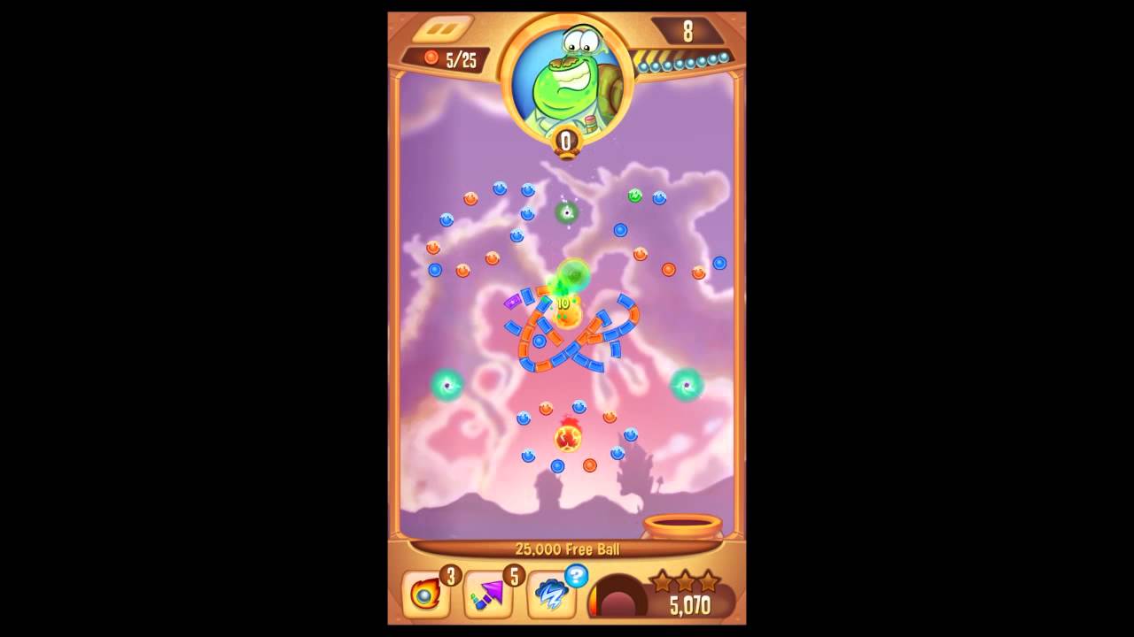 [HD] [Android] Peggle Blast: Level 201. Atoms