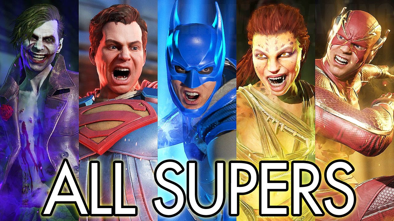 Injustice 2 - All Characters Supers 4K @ 2160p (60ᶠᵖˢ) HD ✔