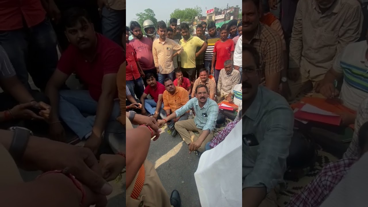 Army person slapped by traffic police in lucknow 😳 #breakingnews #lucknow #viralvideo #omg #news