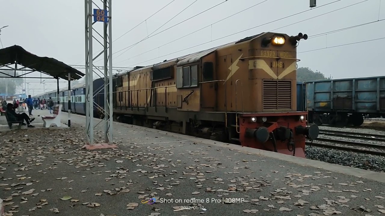 WDG-3A Locomotive Engine's Sound  & Horn (Use Earphone/Headphone) || Indian Railways