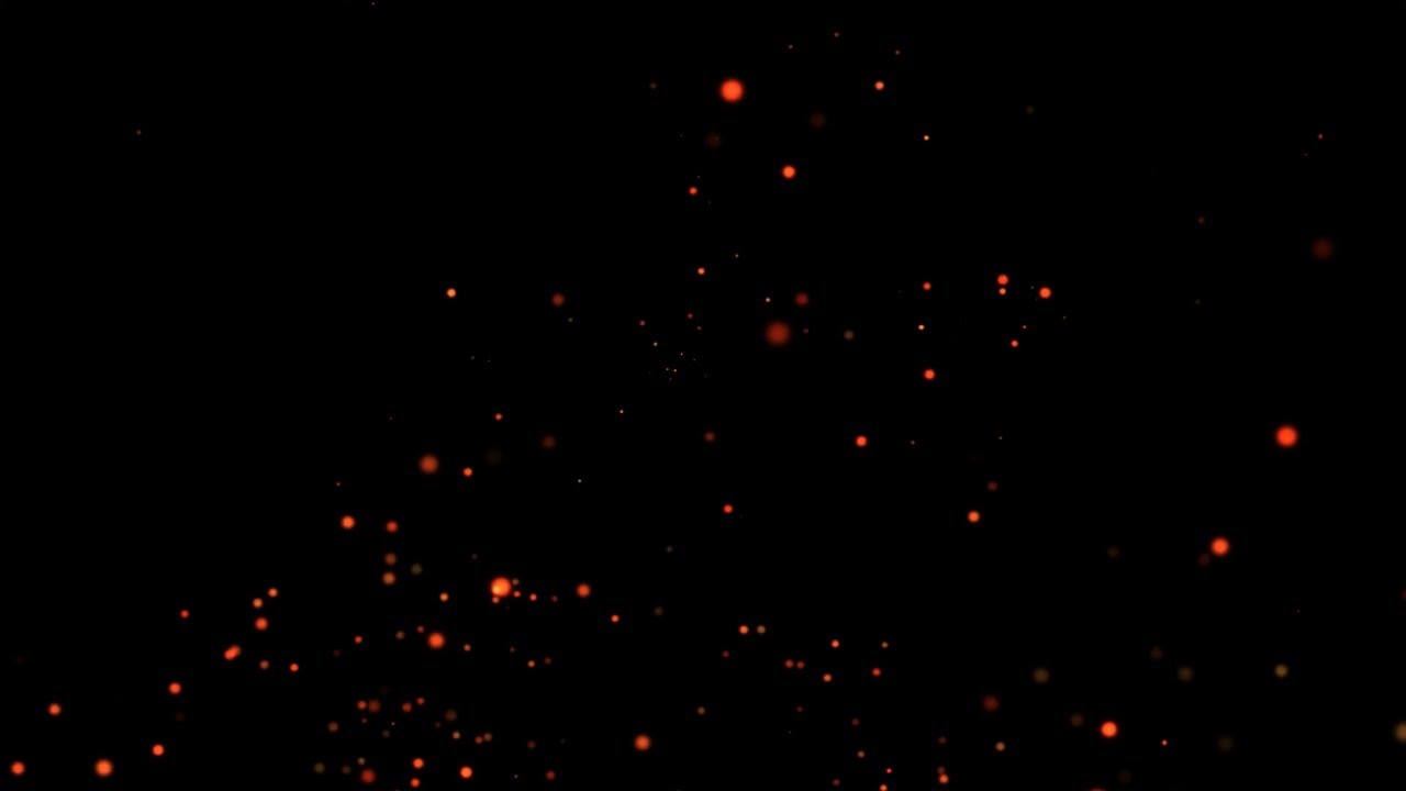 Night Fire Sparks Black Screen 🔥12h Crackling Fire Sounds Effects Dark Background HD Video 12 hours