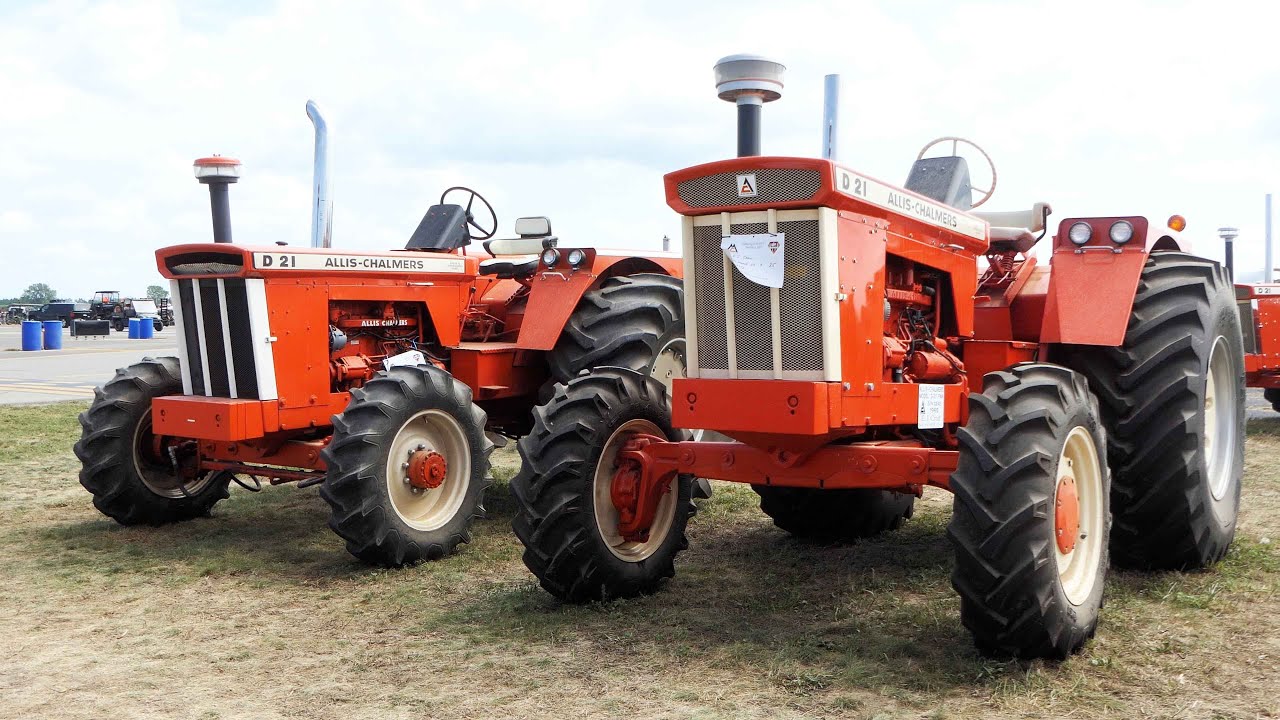 Allis Chalmers D21 Tractors on Display at Half Century of Progress Show 2023