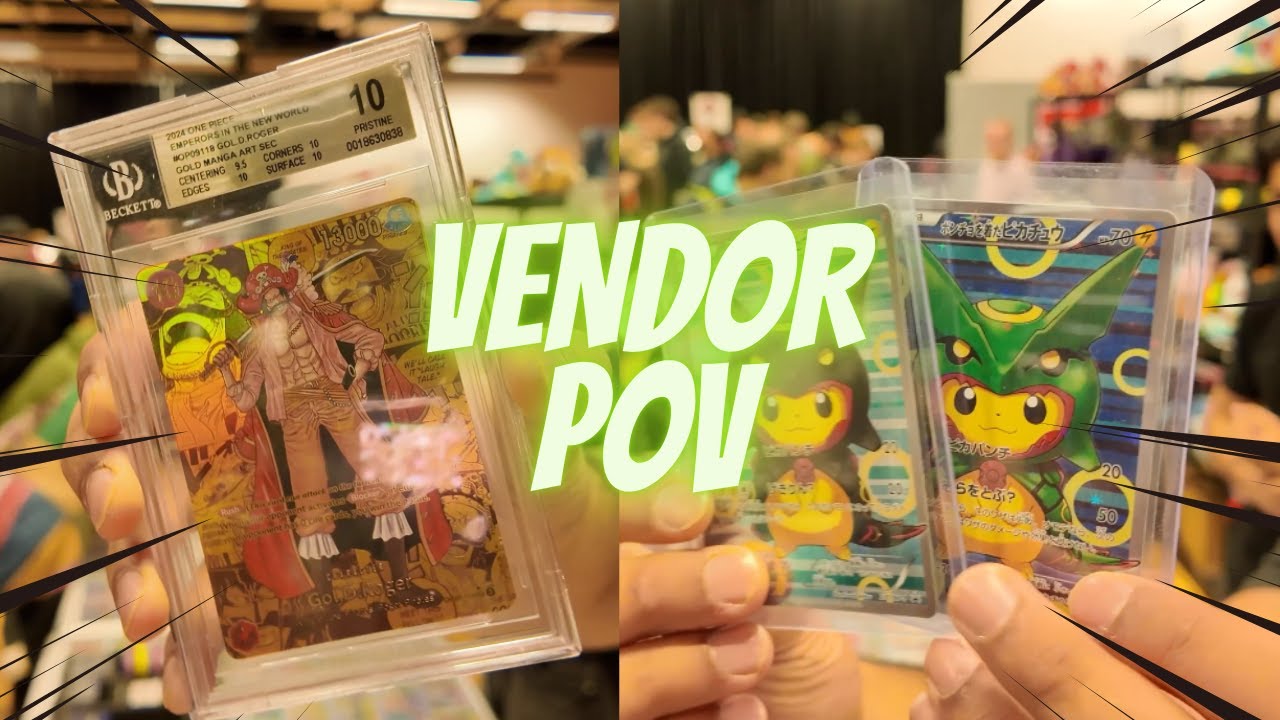 HE HAD THIS ONE PIECE GRAIL ??!! | Cardmania Leicester | Pokemon Vendor POV |