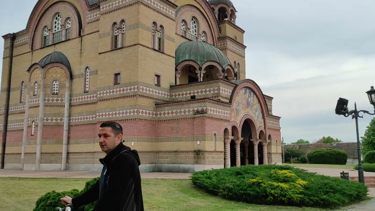 Walking beside Croatia and Serbia River