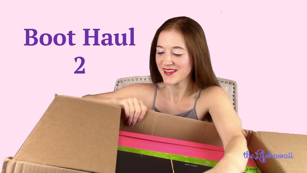 More Fall Boots 2018 | Fall Boots Try On Part 2 | Lifekawaii