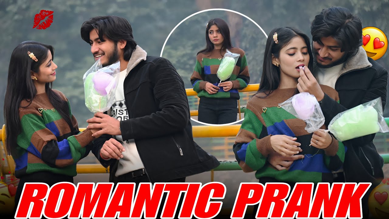 Romantic prank on Gulshan 😘 || New year Special prank 😍 
