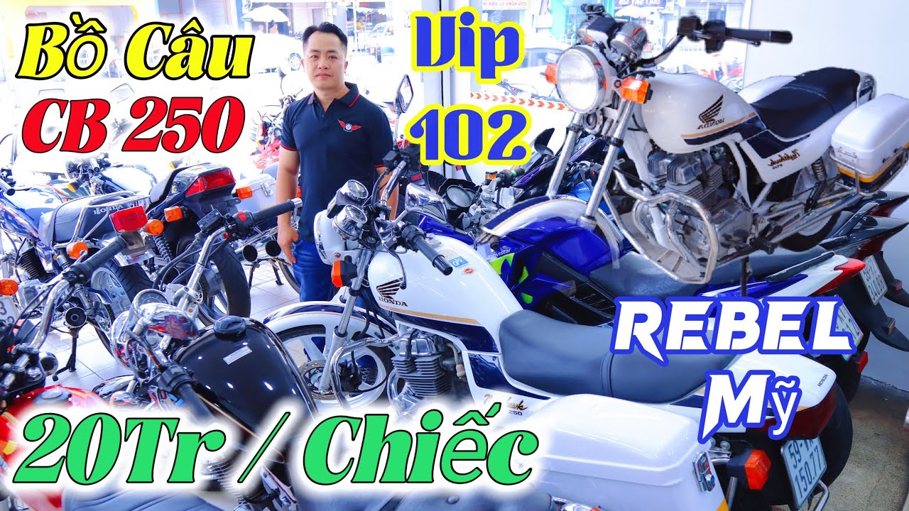 Khiếp Bồ Câu CB 250 Nỗi Sợ Racing Boy - CD Benly Từ 20Tr, Honda Rebel 250 Bao Tên Tại Đại Phát Auto