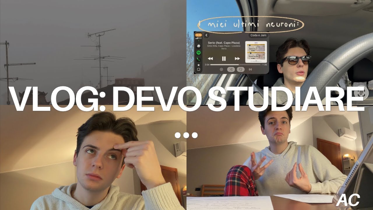 Daily Vlog: in cui cerco di studiare anche se non ho voglia | AC 
