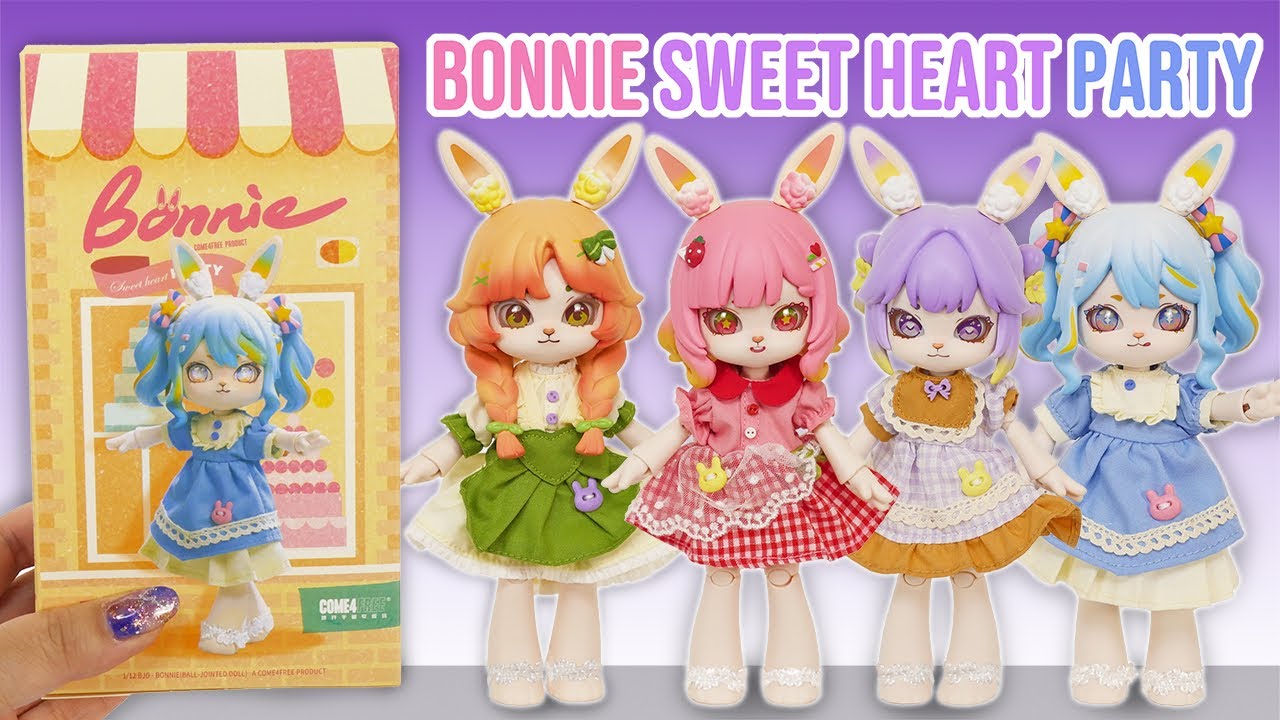Bonnie BJD Action Figure Blind Box Unboxing FULL SET!