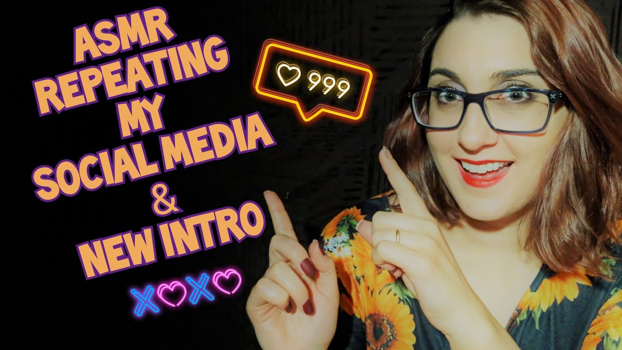 ASMR Whisper Repeating All my Social Media ~ NEW 📸 (Up-close, Intense & Personal)