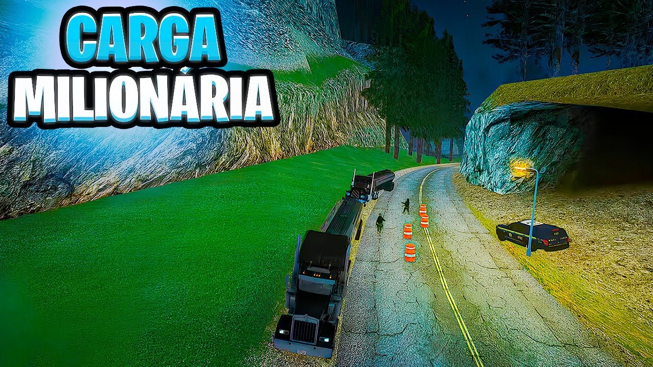 MAIS DE 3 TONELADAS DE DANONES EM CAMINHAO | OPERAÇÃO FRONTEIRA - GTA RP