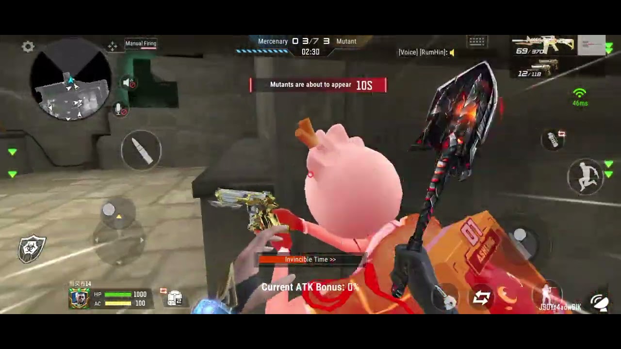 Crossfire Legends Mobile, zombie mode superr scary. 