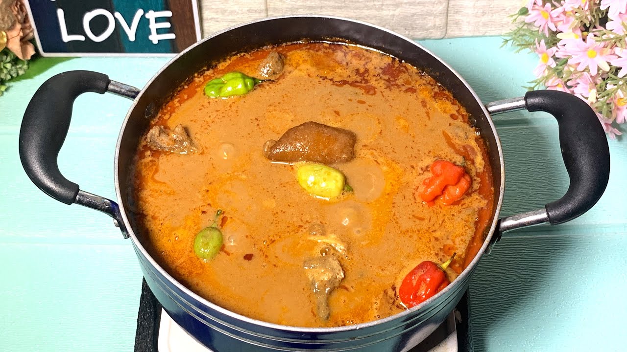 How To Make Authentic Ghana PEANUT BUTTER SOUP | Assorted Meat Groundnut Soup Recipe | Peanut Soup