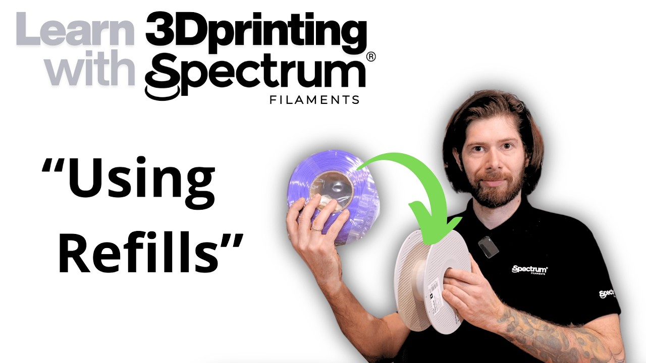 How to use Refills filaments - Learn 3D printing with Spectrum Filaments