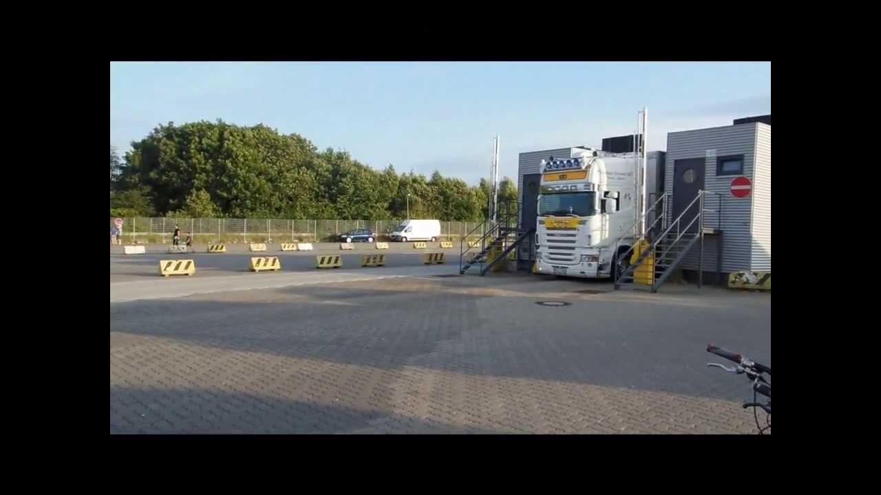 Foto Filmmix Skandinavienkai Travem&uuml;nde Scania V8 Sound