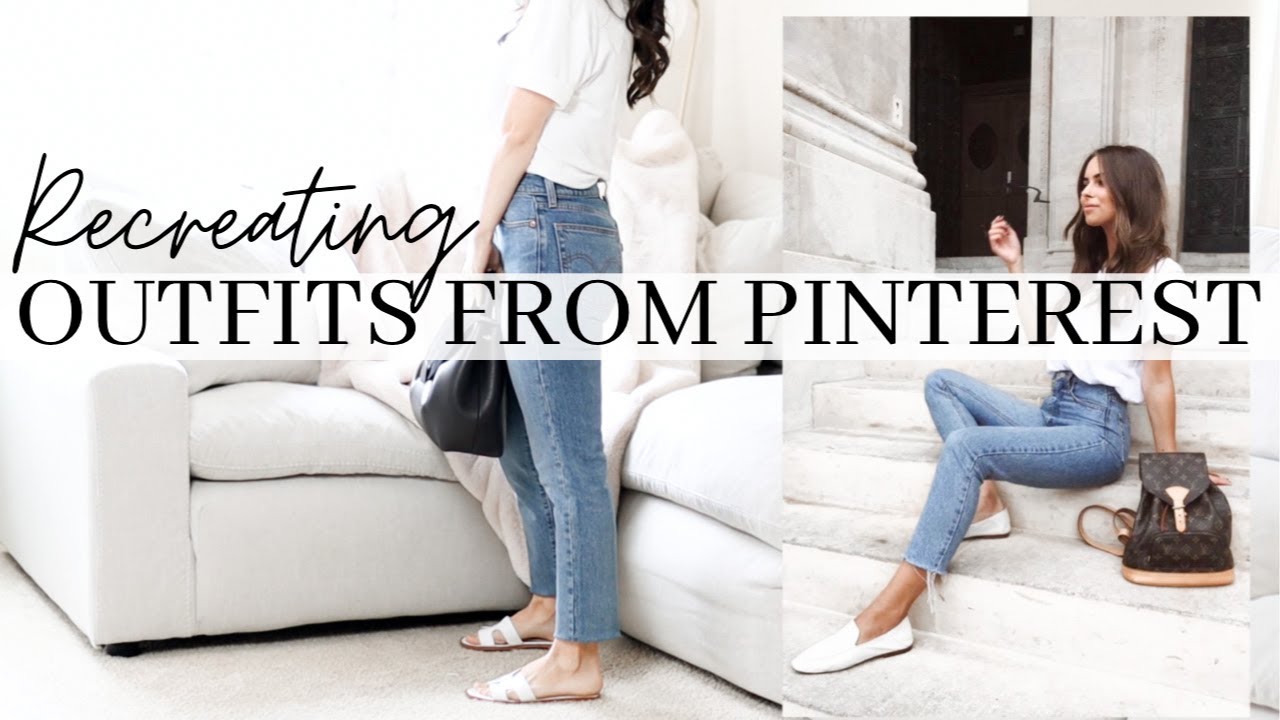*PETITE BODY TYPE* Recreating SPRING Outfits From Pinterest 2022