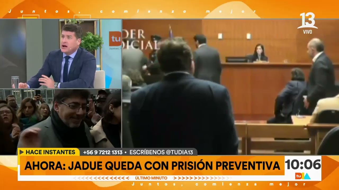 Tercer Juzgado de Garantía decreta prisión preventiva para alcalde Jadue | Tu Día | Canal 13