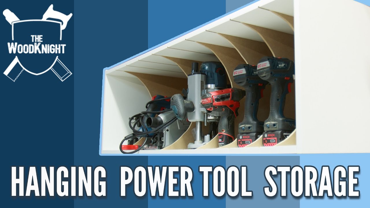 Hanging Power Tool Storage (Mitre Saw Station Part #4)