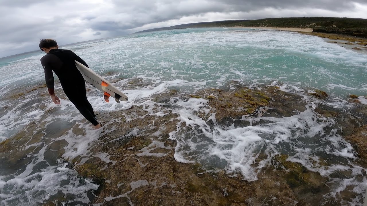 SICK WAVES IN YALLINGUP- SMITHS AND MAINS RAW POV SURF