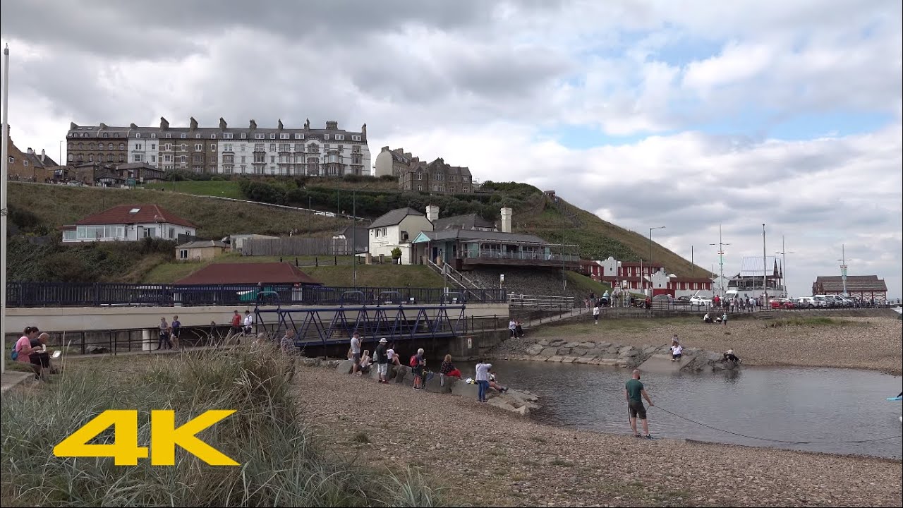 Saltburn-by-the-Sea Walk: Town Centre & Pier【4K】