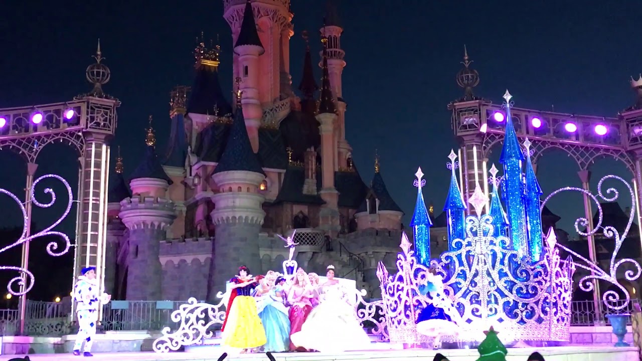 Paris DisneyLand 25th Year Anniversary Celebration Princess Show 2017 Final Show