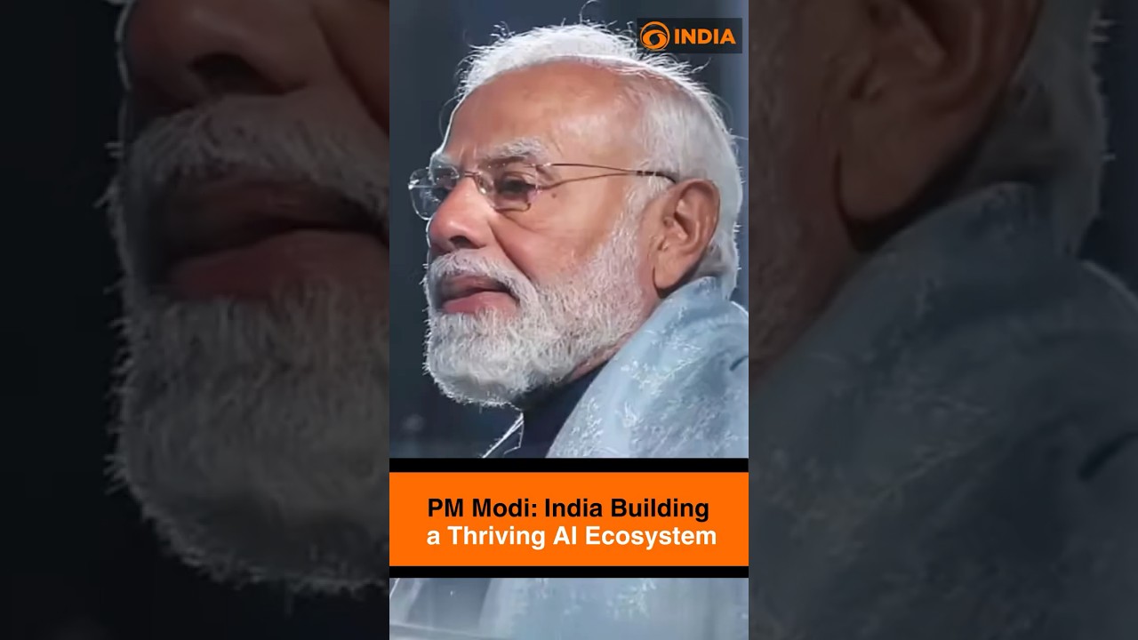PM Modi: India Building a Thriving AI Ecosystem