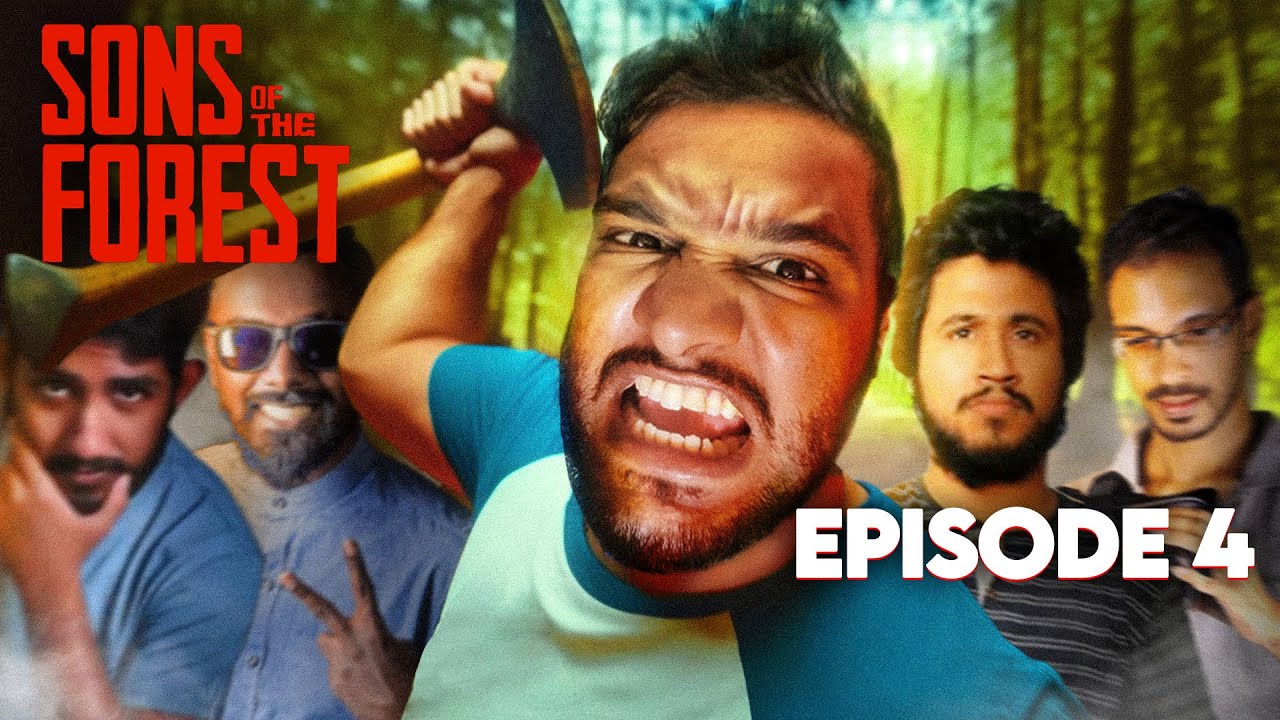 අද කැලෑවේ mk? | Sons Of The Forest with The Bois - Episode 04