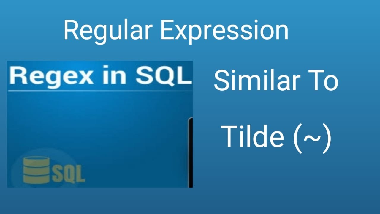 Regular Expression in SQL