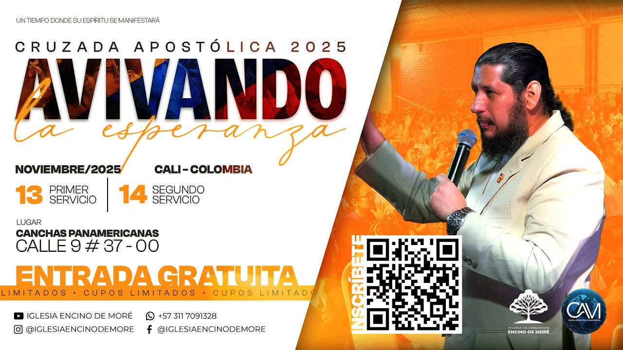 CRUZADA APOSTOLICA CON EL APOSTOL JOSE DUARTE | 13 de Noviembre 2025 | Iglesia Encino de Moré