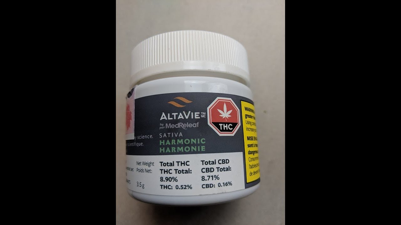 Canadian cannabis review Altavie Medreleaf Harmonic